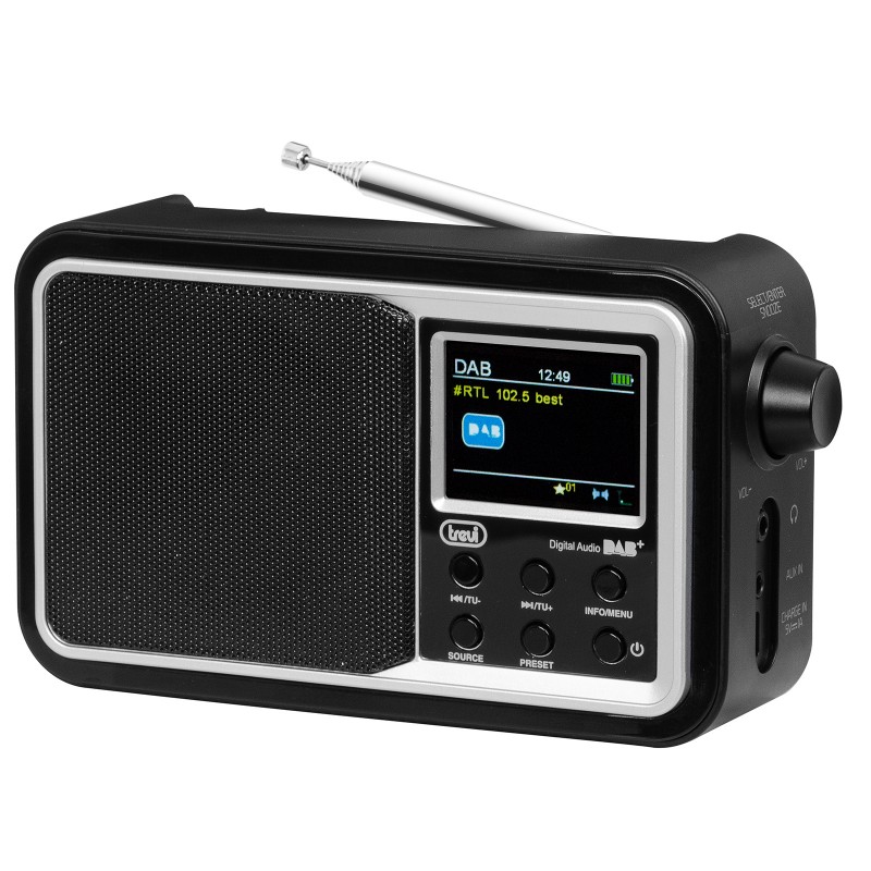 Trevi DAB-7F96R Φορητό Ραδιόφωνο FM Επαναφορτιζόμενο με RDS/DAB+